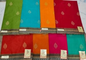 Cotton Saree Bansiwala Paris Tower (Vol)
