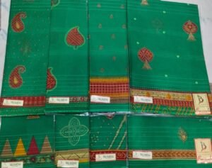 Cotton Saree Bansiwala Teej Hariyali