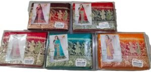 Synthetic Saree Shiv Damru Crystal Ladakh