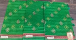 Cotton Saree Bansiwala Surbhi Siroski Green