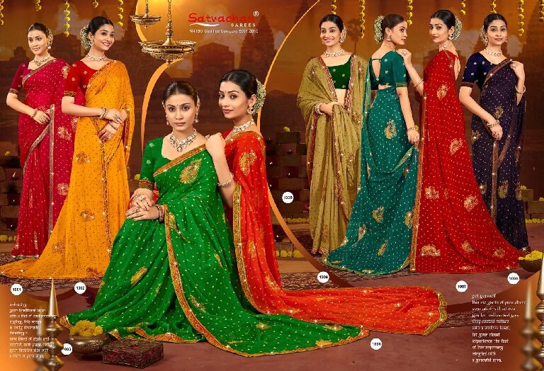 Synthetic Saree Satvachan New Wonder