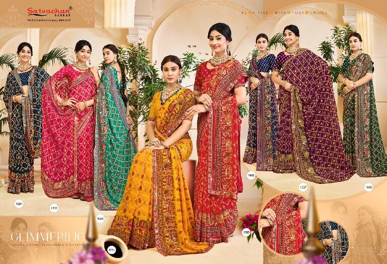 Synthetic Saree Satvachan Mahalaxmi