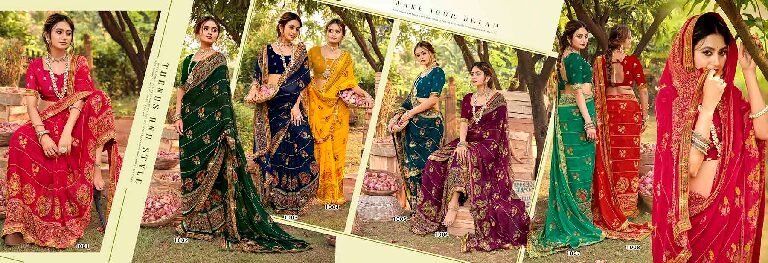 Synthetic Saree Satvachan Roop Laxmi