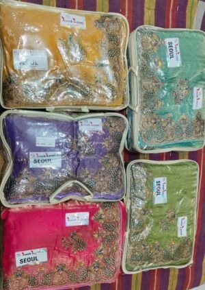 Synthetic Saree Kanak Laxmi Seoul