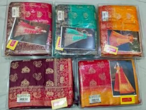 Synthetic Saree Laddu Gopal Kochi Silk