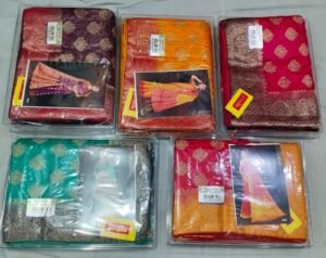 Synthetic Saree Laddu Gopal Kollam Silk