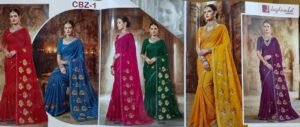 Synthetic Saree Jagdamba CBZ