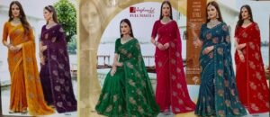 Synthetic Saree Jagdamba Full Masti