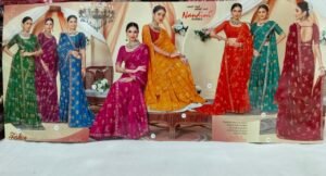 Synthetic Saree Nandini Pan Pasand