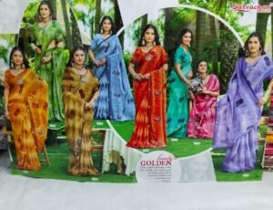 Synthetic Saree Satvachan Jhumari