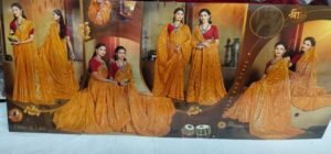 Synthetic Saree Nandini Radha Rukman
